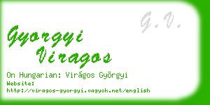 gyorgyi viragos business card